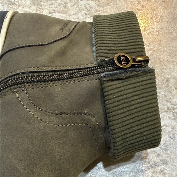 JBU Women's Dark Green Ankle Boots - Picture 4 of 9